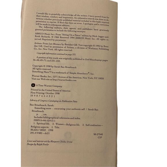 Something More Excavating Your Authentic Self Hardcover Book - Picture 7 of 14